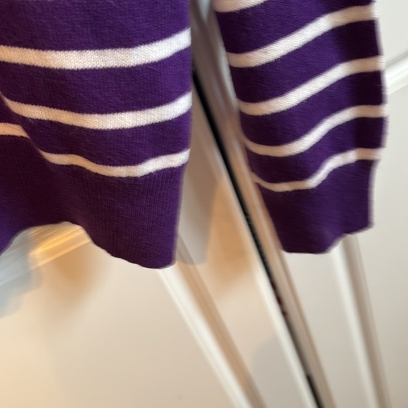 Pretty purple and whiter Ralph Lauren Golf sweater. - Picture 4 of 4